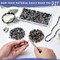 Citrus; 1000pcs Faceted Rondelle Glass Beads for Jewelry Making | Black Crystal Spacer Beads 4mm 6mm 8mm Assorted Sizes, DIY Bracelet Necklace Earrings Craft Supplies; Category:Glass Beads; Image:6